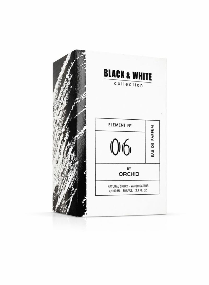 Orchid Black and White Element N.06 Pour Femme Eau de Parfum 100ml for Women | Long Lasting Floral Citrus Perfume with Bergamot, Mandarin & Sweet Pea Notes | Luxury Feminine Fragrance with Peony, Rose & White Musk Base - Image 4